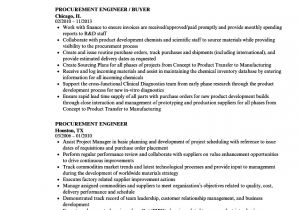 Procurement Engineer Resume Procurement Engineer Resume Samples Velvet Jobs