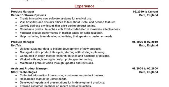 Product Manager Resume Sample Best Product Manager Resume Example Livecareer