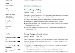 Product Manager Resume Sample Product Manager Resume Resume 12 Samples Pdf 2019