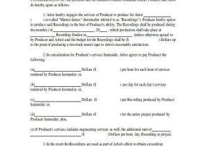 Production Company Contract Template 5 Production Contract Templates Examples In Word Pdf
