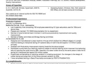 Production Engineer Resume Production Engineer Resume Sample Engineering Resumes