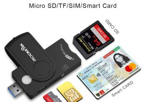 Professional Card Reader Usb 3.0 Rocketek Usb 3 0 2 0 Multi Smart Kartenleser Sd Tf Micro Sd Speicher Id Bank Karte Sim Cloner Stecker Adapter Computer Pc