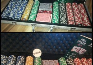 Professional Card Table and Chairs Piatnik Pokerkoffer 500 Chips