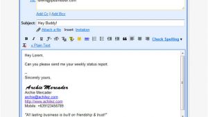 Professional Email Templates for Gmail 29 Gmail Signature Templates Samples Examples format
