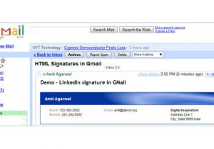 Professional Email Templates for Gmail Gmail Signature Template Template Business