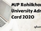 Professional Examination Board Admit Card Mjp Rohilkhand University Admit Card 2020 Delayed