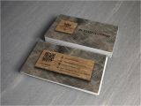 Professional Font for Business Card Business Card Wood Style Vol 03 orderdesign