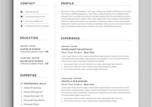 Professional Fonts for Resume Resume Template Modern Professional Resume Template
