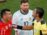 Professional Football Red Card Fine Lionel Messi Claims Corruption after Red Card at Copa America