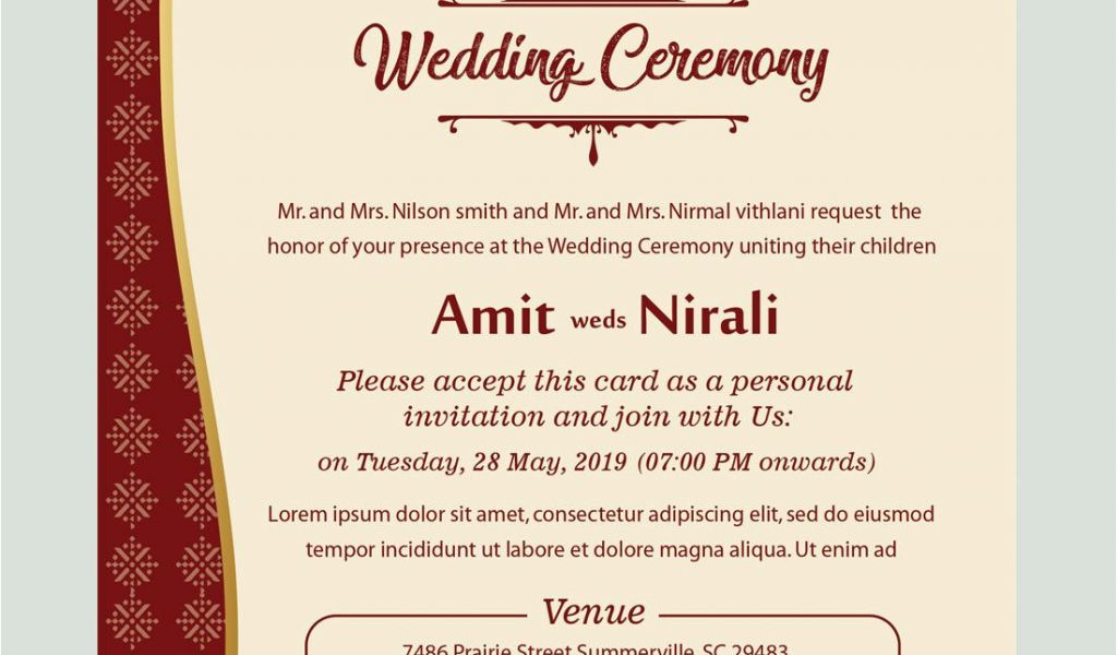 Professional Invitation Card Background Design Free Kankotri Card ...