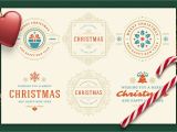Professional New Year Greeting Card Christmas Retro Design Bundle Affiliate Photoshop