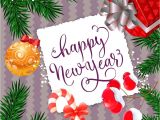Professional New Year Greeting Card Happy New Year Bilde Fra tove Engebretsen I 2020