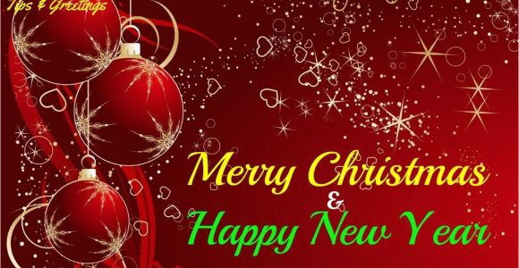 Professional New Year Greeting Card Merry Christmas and Happy New Year Greetings for Everyone