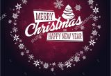 Professional New Year Greeting Card Merry Christmas Corporate Greeting Card Stock Vector