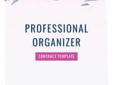 Professional organizer Contract Template Professional organizer Contract Template the Contract Shop