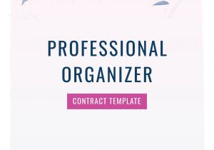 Professional organizer Contract Template Professional organizer Contract Template the Contract Shop