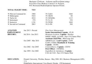 Professional Pilot Resume Greg Elmore 39 S Professional Pilot Resume