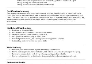 Professional Profile Resume Resume Profile Example 7 Samples In Pdf Word