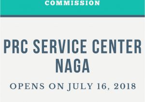 Professional Regulation Commission Identification Card Prc Opens New Service Center In Naga City Professional