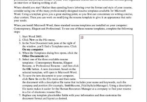 Professional Resume Templates Word Professional Resume Template Microsoft Word 2007 Free
