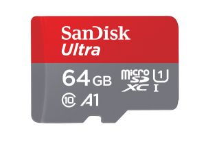 Professional Ultra Sandisk 64gb Microsdxc Card Microsdxc Speicherkarte Ultra 64gb Mobile Gsm A1 Grau Rot Weia
