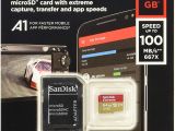 Professional Ultra Sandisk 64gb Microsdxc Card Sandisk Extreme 64 Gb Microsdxc Speicherkarte Sd Adapter Bis Zu 100 Mb Sek Gold Rot Class 10 U3 V30 A1