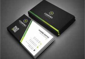 Professional Visiting Card Design Psd Dark Knight Stylish Corporate Business Card Template
