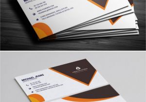 Professional Visiting Card Design Sample Modern Business Card Template Business Card Template