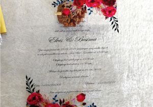 Professional Wedding Invitation Card Design 2018 Luxury Custom Colorful Printing Clear Acrylic Card