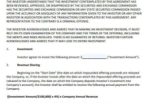 Profit Share Contract Template Sample Profit Sharing Agreement 10 Free Documents In