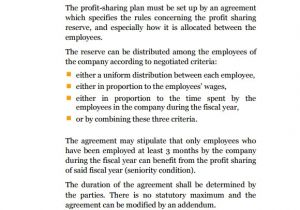 Profit Share Contract Template Sample Profit Sharing Agreement 12 Examples format