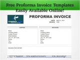 Proforma Invoice Email Template Proforma Invoice Template