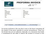 Proforma Invoice Email Template Proforma Invoice Templates