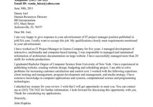 Program Director Cover Letter Template Program Manager Cover Letter Cover Letter Example