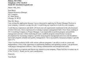 Program Director Cover Letter Template Technical Project Manager Cover Letter Cover Letter Example