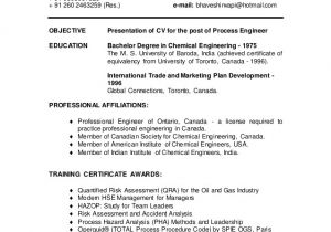 Project Engineer Resume Oil and Gas R Prajapati Cv for Process Engineer for Oil and Gas Website
