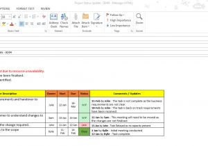 Project Management Email Templates Excel Task Tracker Template Downloads 6 Samples Free