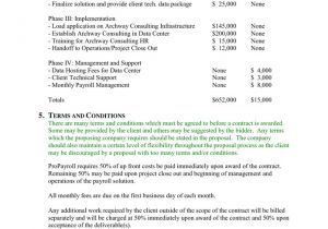 Project Management Fee Proposal Template Project Management Proposal Template In Word and Pdf