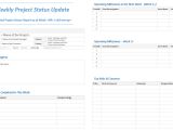 Project Manager Email Templates Weekly Project Status Update Template Analysistabs
