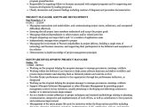 Project Manager Job Application Resume Resume Template software Development Manager Amazon Com