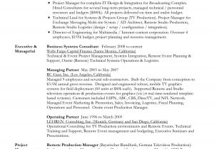 Project Manager Objective Resume Samples It Project Manager One Page Resume Best Summary Examples