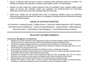 Project Manager Objective Resume Samples Project Manager Resume Writer Construction Management