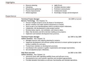Project Manager Resume Sample Best Technical Project Manager Resume Example Livecareer