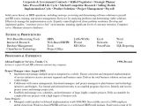 Project Manager Resume Sample Sample Resume for Project Manager Sample Resumes
