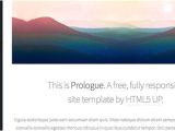 Prologue Template Prologue Responsive HTML5 Template Creative Beacon