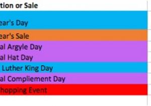 Promo Calendar Template Marketing Promotional Calendar organize Sales Planning