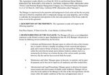 Property Manager Contract Template Property Management Agreement form Free Template with Sample