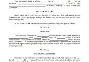 Property Manager Contract Template Sample Management Agreement 16 Free Documents In Pdf Word