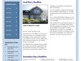Property Newsletter Template Free Real Estate Newsletter Template Newsletter