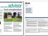 Property Newsletter Template Real Estate Advisor Newsletter Template Volume 4 issue 6